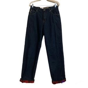 NWT Cabelas Flannel Lined Jeans
